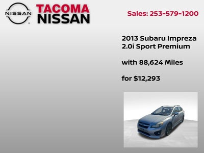 2013 Subaru Impreza 2.0i Sport Premium