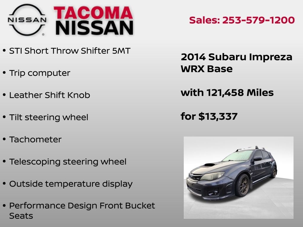 2014 Subaru Impreza WRX Base