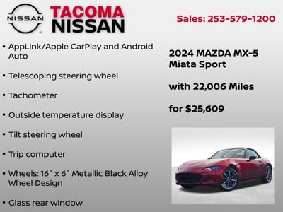 2024 Mazda Mazda MX-5 Miata Sport