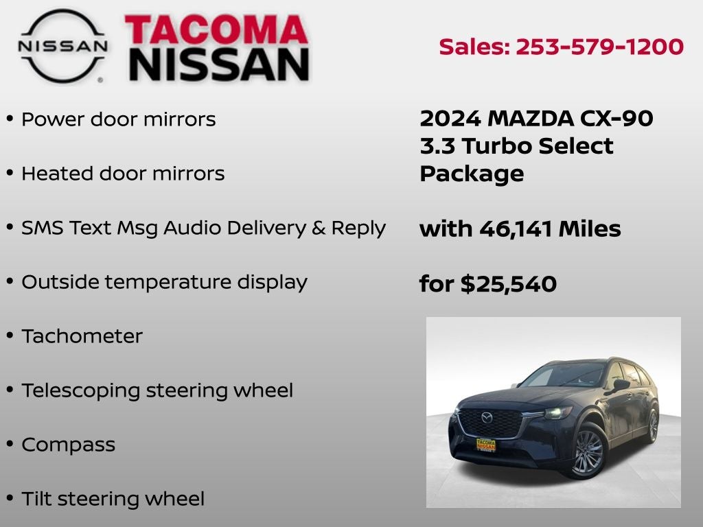 2024 Mazda Mazda CX-90 3.3 Turbo Select