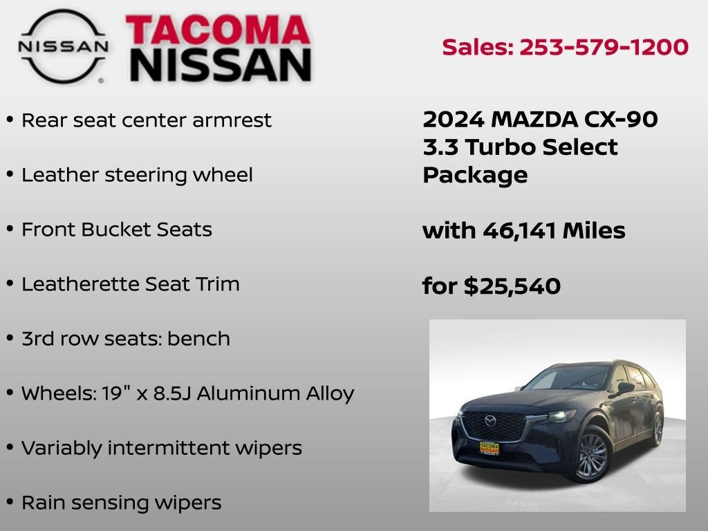 2024 Mazda Mazda CX-90 3.3 Turbo Select