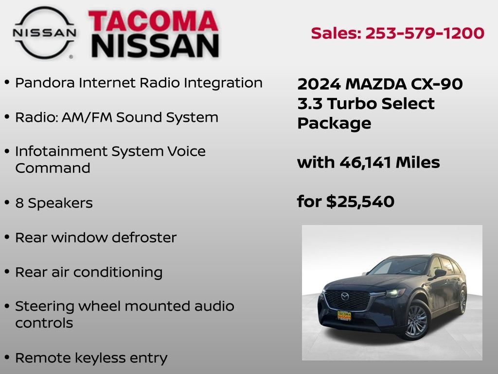 2024 Mazda Mazda CX-90 3.3 Turbo Select