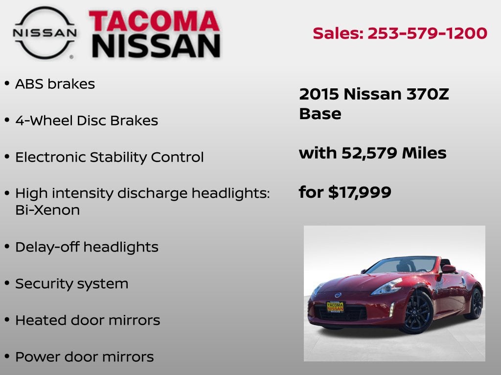 2015 Nissan 370Z Base