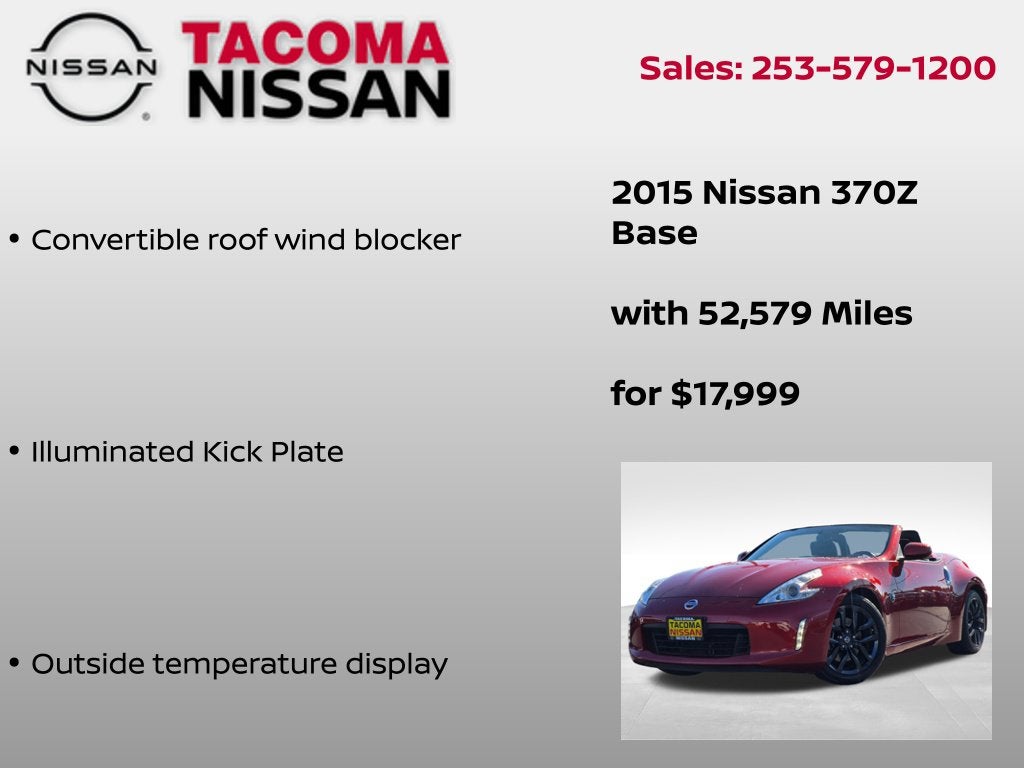 2015 Nissan 370Z Base