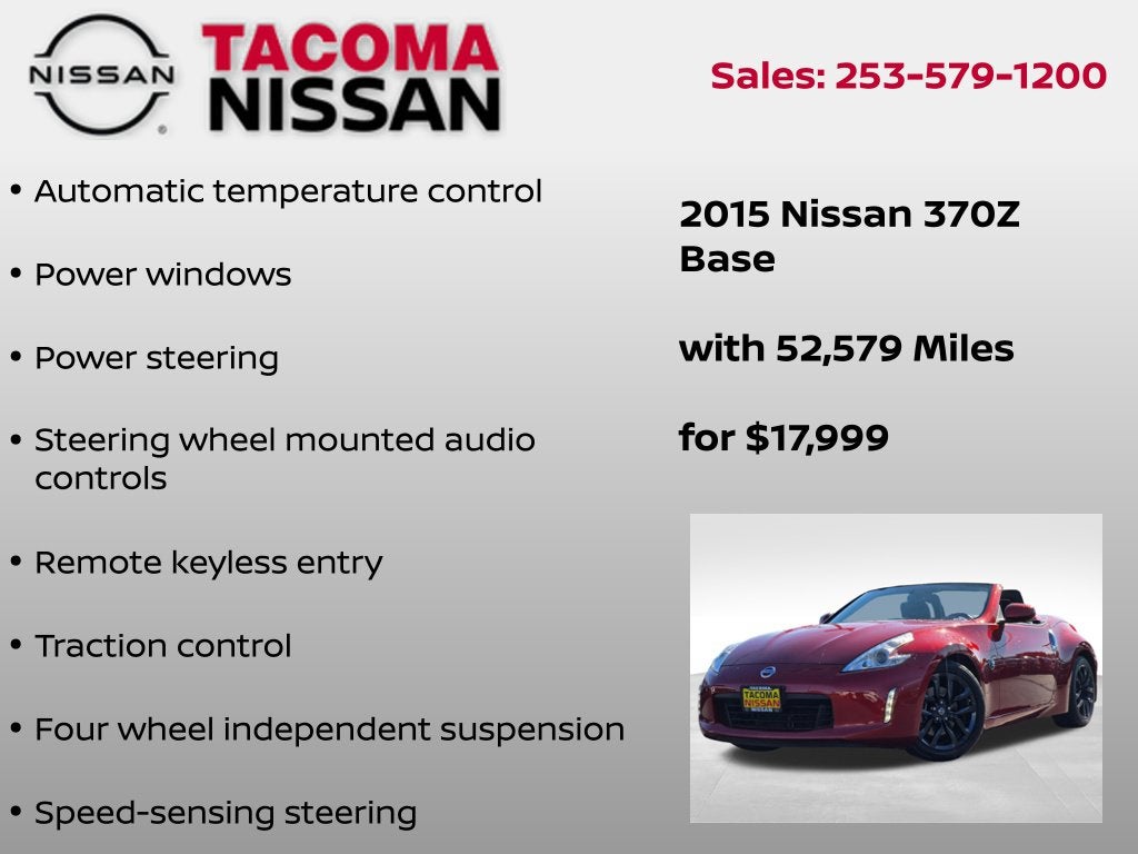2015 Nissan 370Z Base
