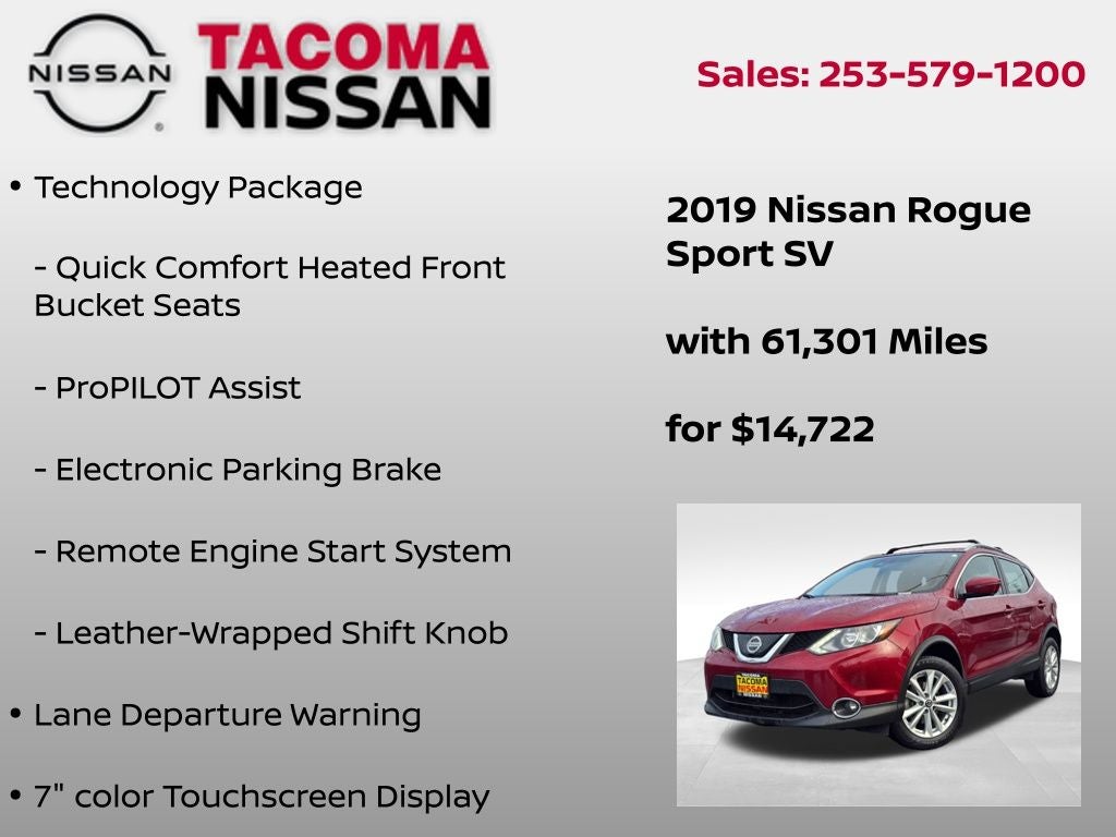 2019 Nissan Rogue Sport SV