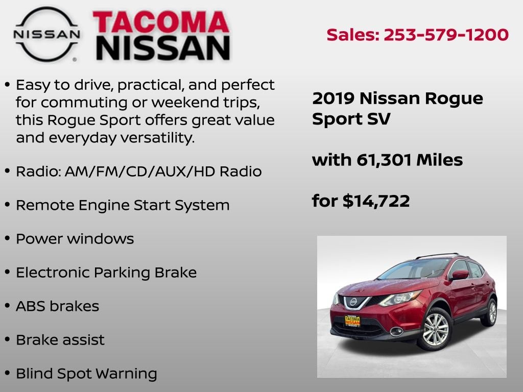 2019 Nissan Rogue Sport SV