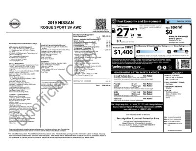 2019 Nissan Rogue Sport SV
