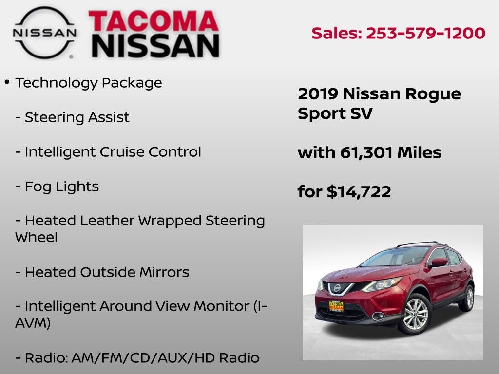 2019 Nissan Rogue Sport SV