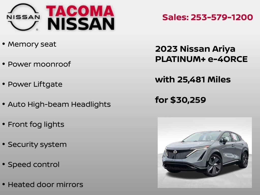 2023 Nissan Ariya PLATINUM+ e-4ORCE