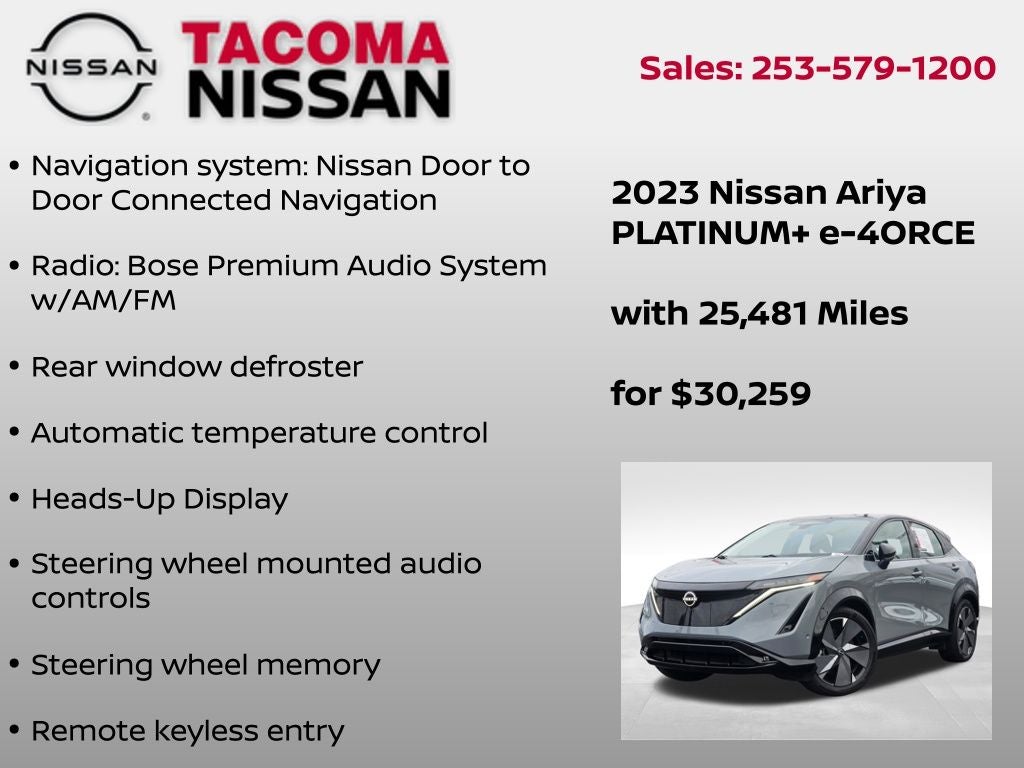 2023 Nissan Ariya PLATINUM+ e-4ORCE