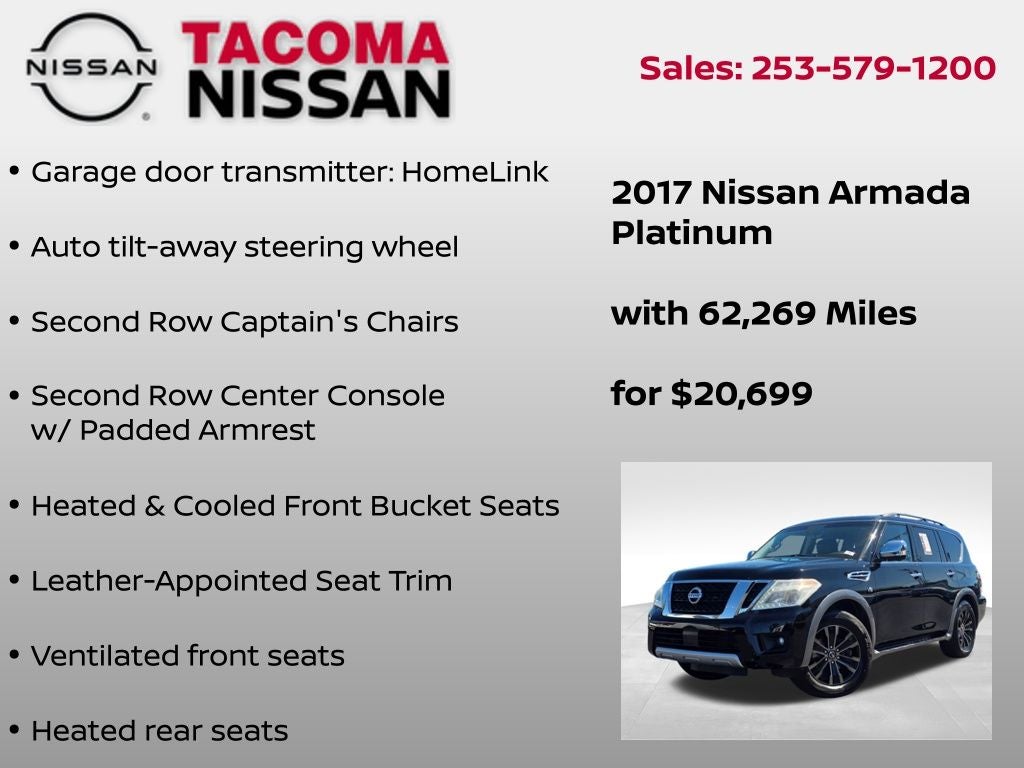 2017 Nissan Armada Platinum