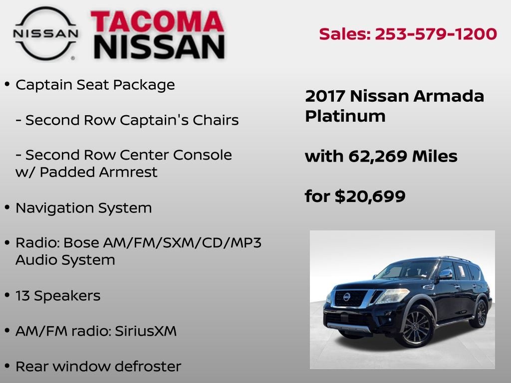 2017 Nissan Armada Platinum
