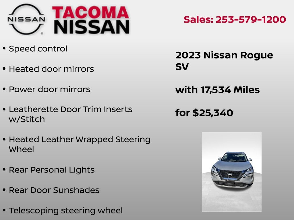2023 Nissan Rogue SV