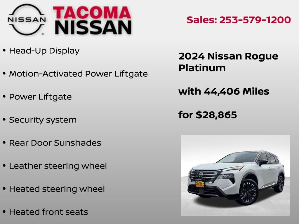2024 Nissan Rogue Platinum