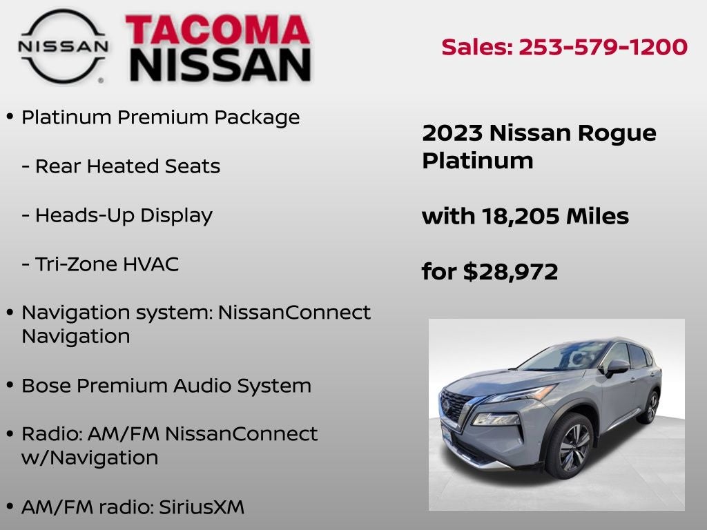 2023 Nissan Rogue Platinum