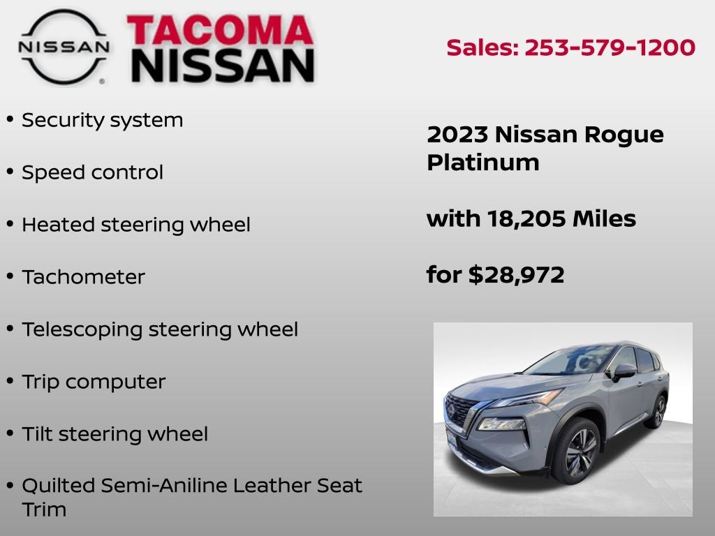 2023 Nissan Rogue Platinum