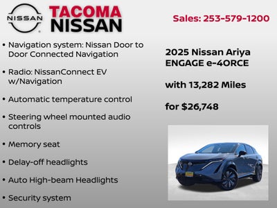 2025 Nissan Ariya ENGAGE e-4ORCE