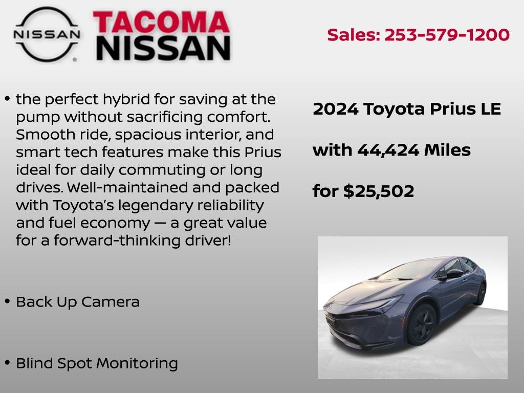2024 Toyota Prius LE