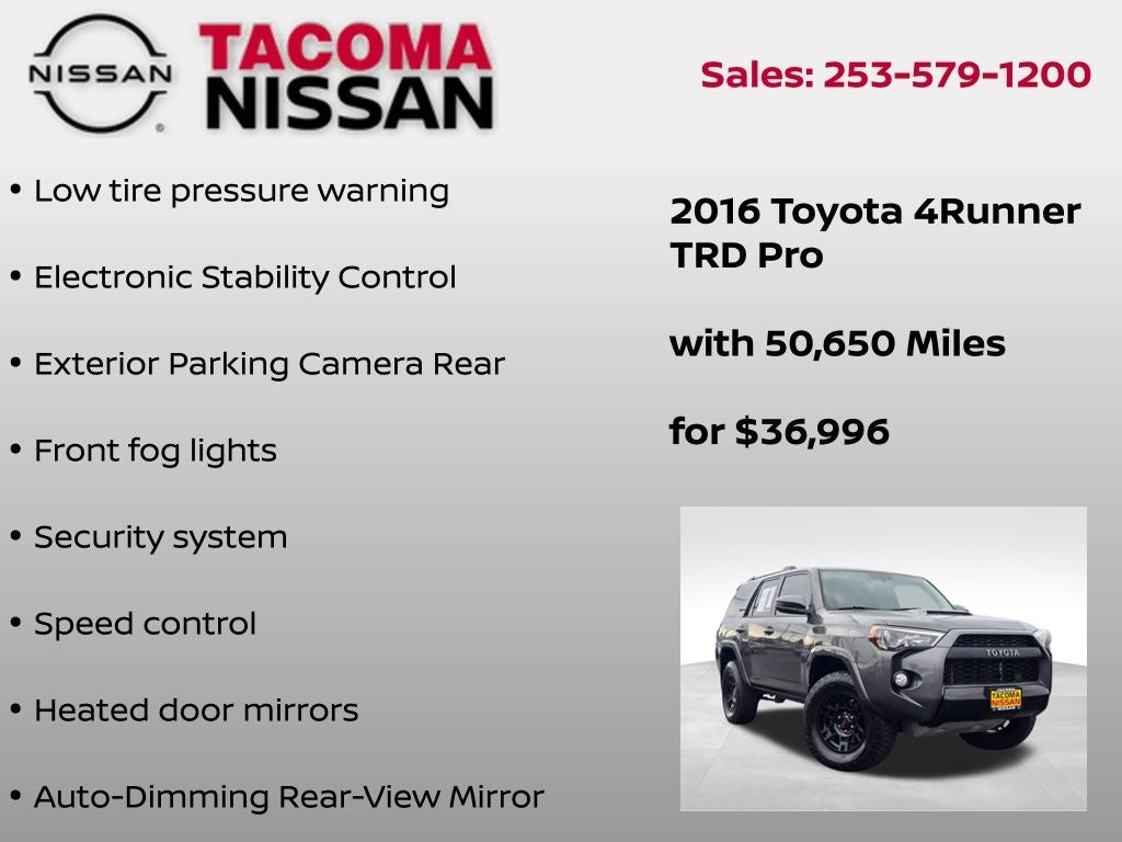 2016 Toyota 4Runner TRD Pro