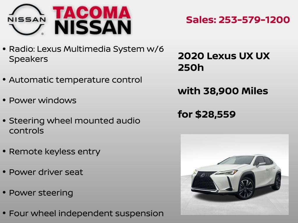 2020 Lexus UX 250h Base