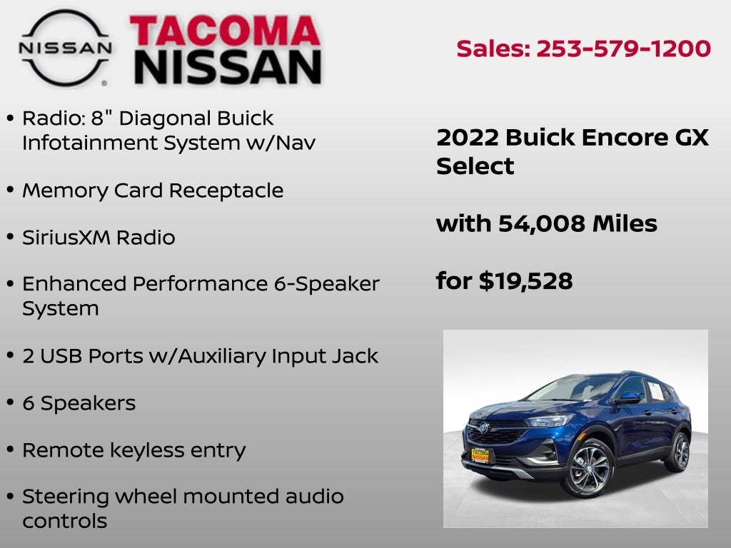 2022 Buick Encore GX Select