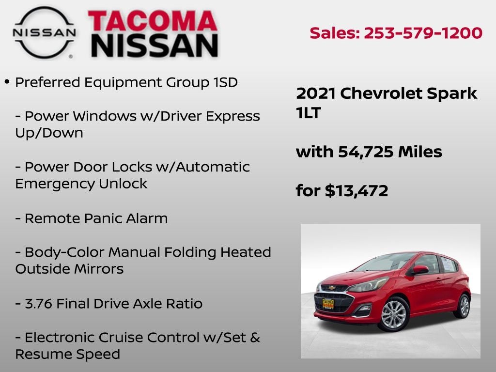 2021 Chevrolet Spark 1LT