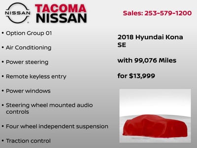 2018 Hyundai Kona SE