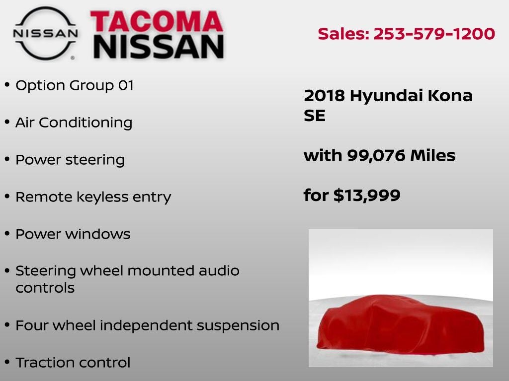 2018 Hyundai Kona SE