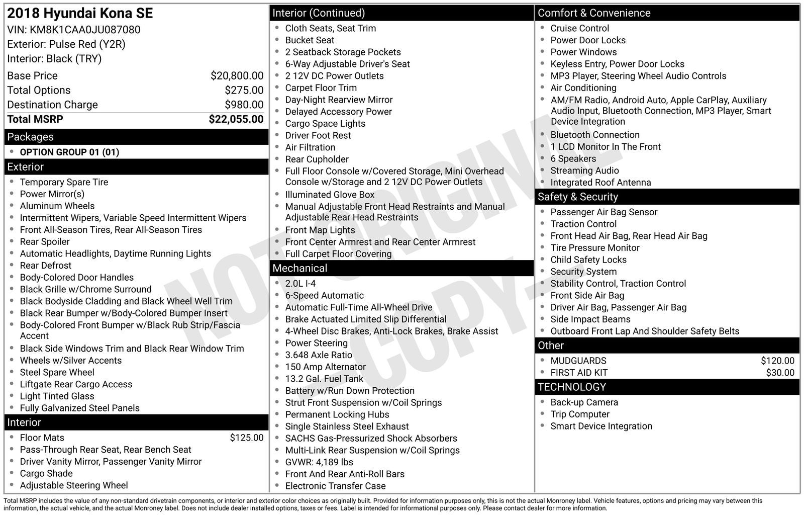 2018 Hyundai Kona SE