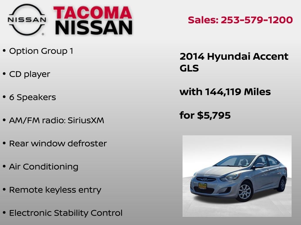 2014 Hyundai Accent GLS