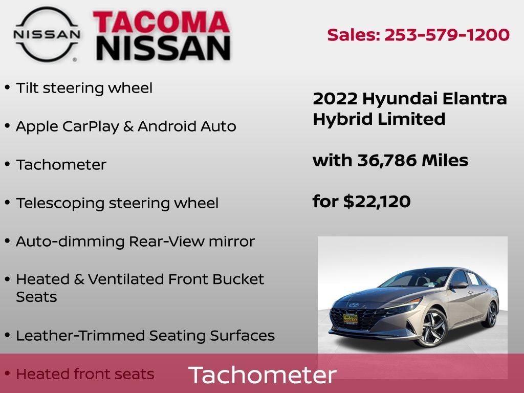 2022 Hyundai Elantra Hybrid Limited