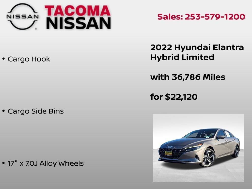 2022 Hyundai Elantra Hybrid Limited