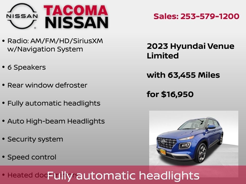 2023 Hyundai Venue Limited