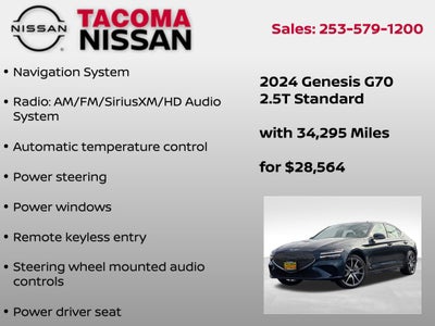 2024 Genesis G70 2.5T
