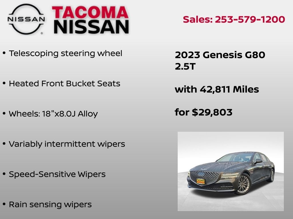 2023 Genesis G80 2.5T
