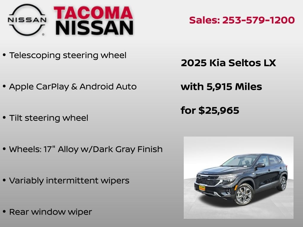 2025 Kia Seltos LX