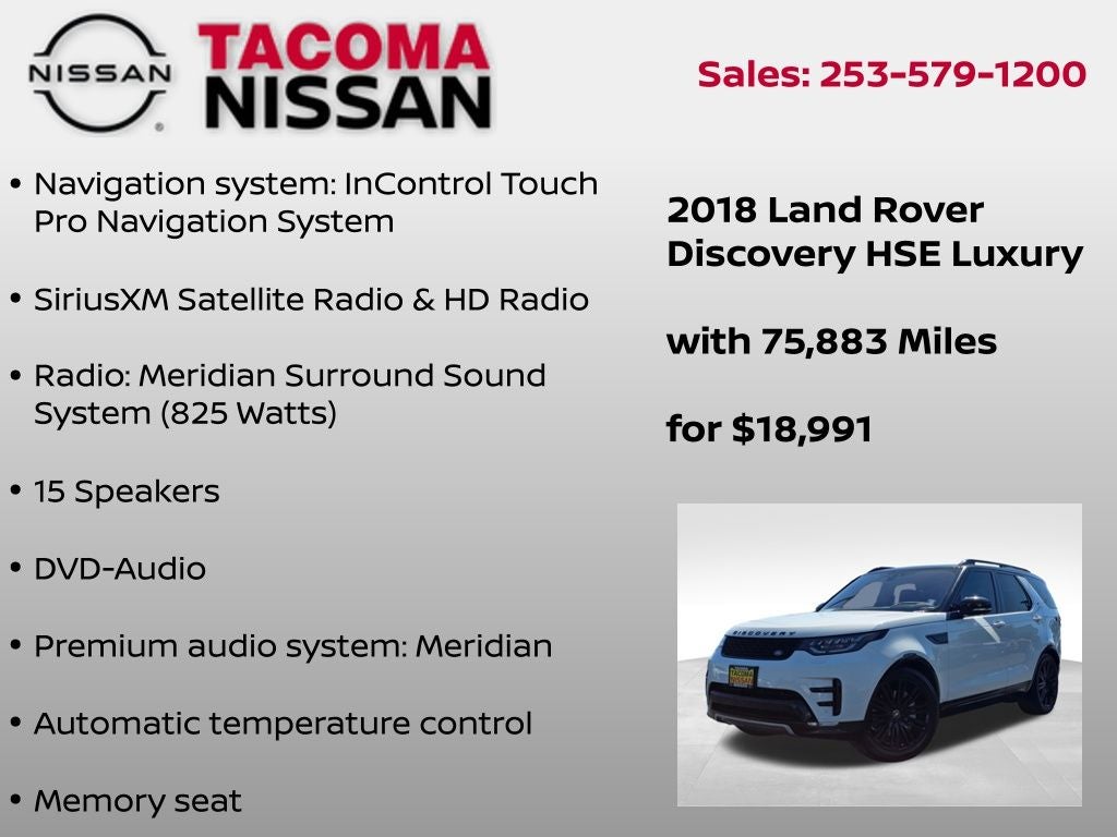 2018 Land Rover Discovery HSE Luxury