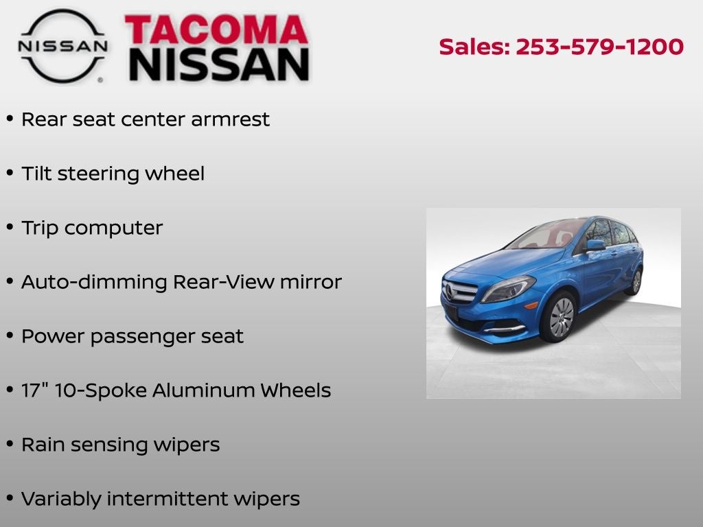 2015 Mercedes-Benz B-Class B 250e Base