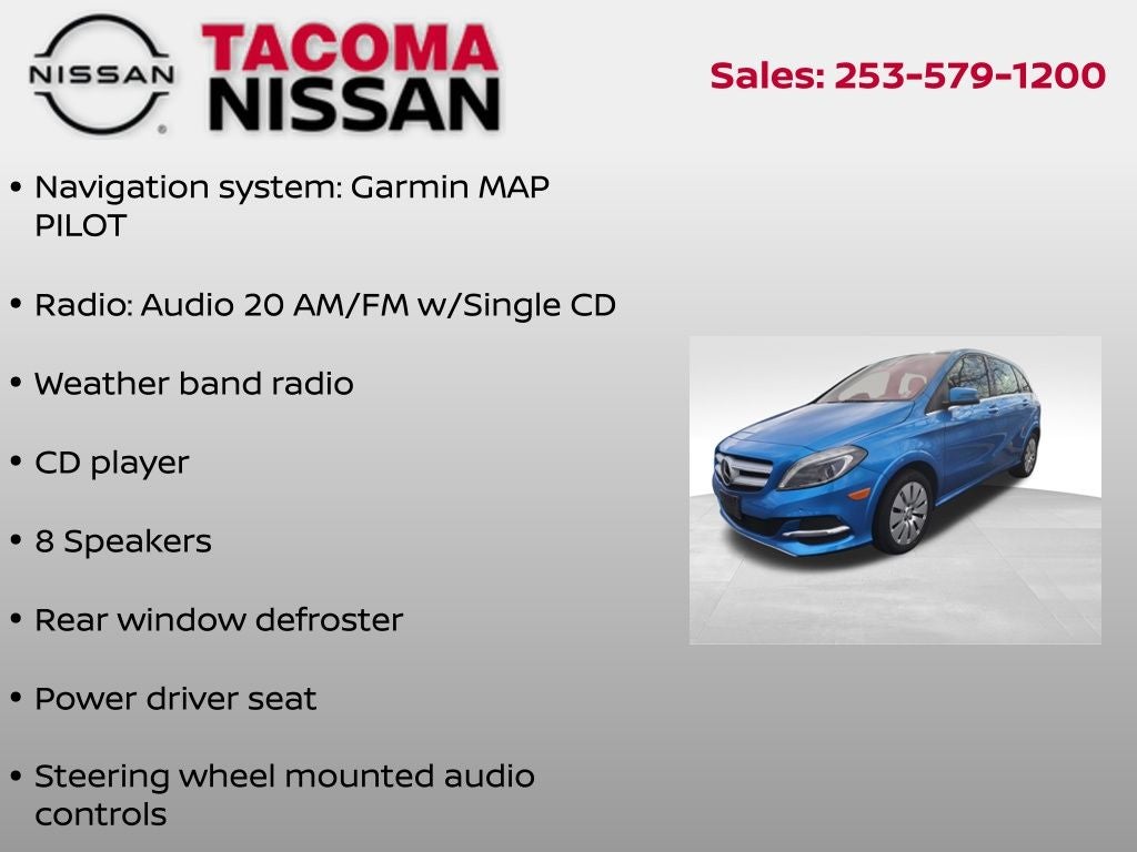 2015 Mercedes-Benz B-Class B 250e Base