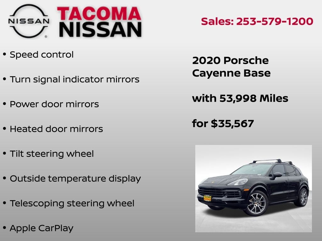 2020 Porsche Cayenne Base