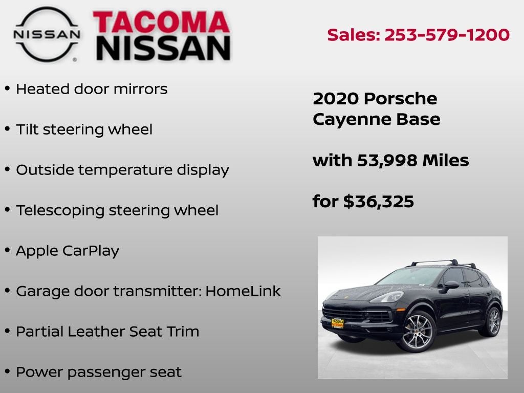 2020 Porsche Cayenne Base