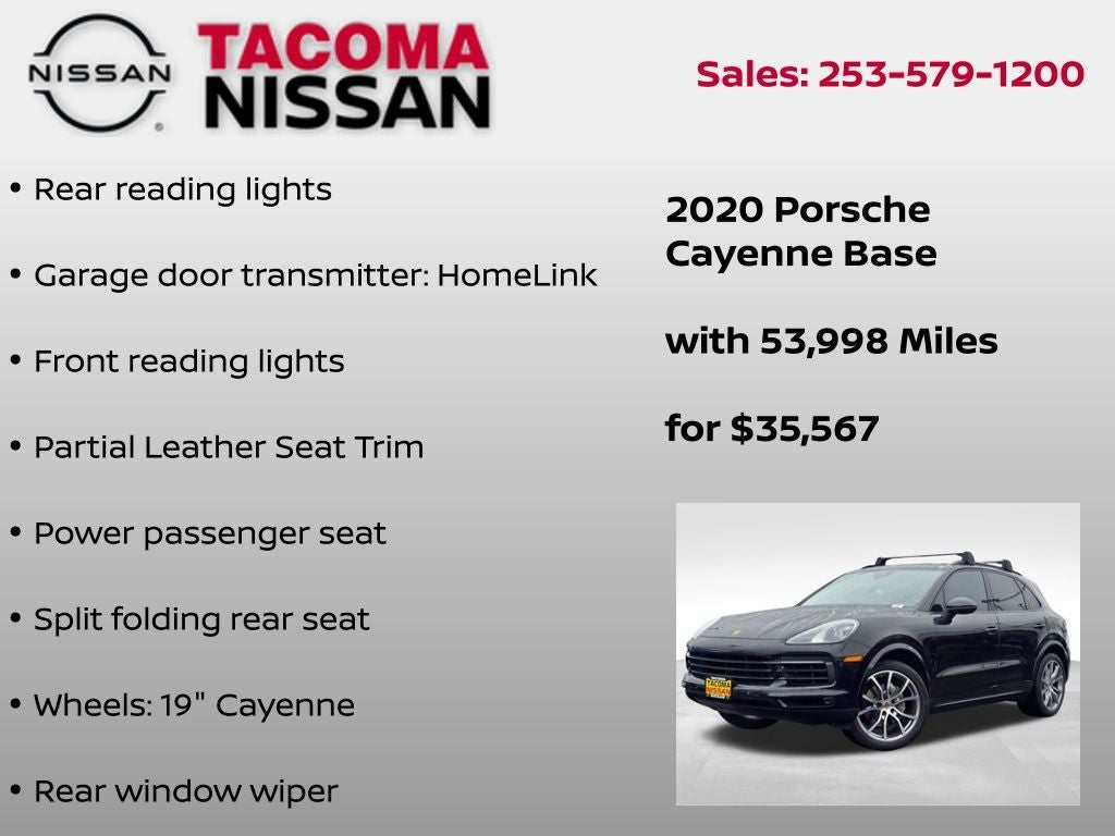 2020 Porsche Cayenne Base