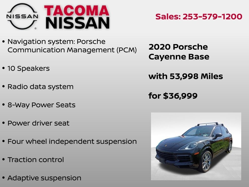 2020 Porsche Cayenne Base