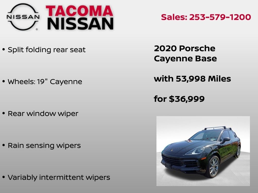 2020 Porsche Cayenne Base