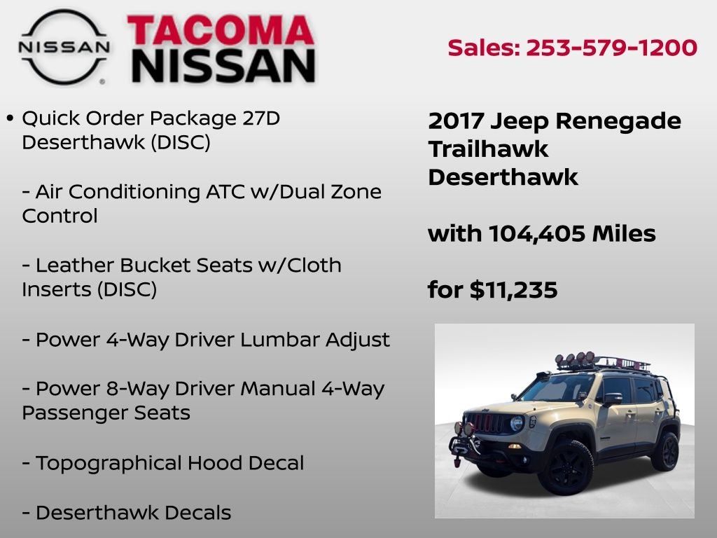 2017 Jeep Renegade Trailhawk