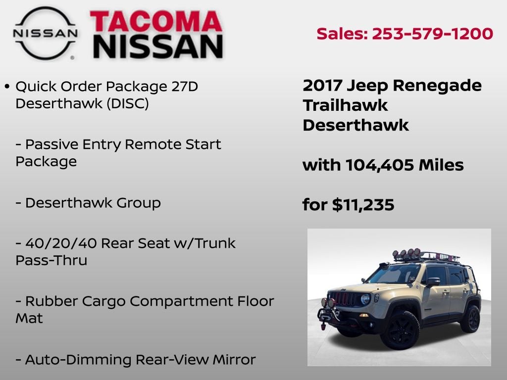 2017 Jeep Renegade Trailhawk