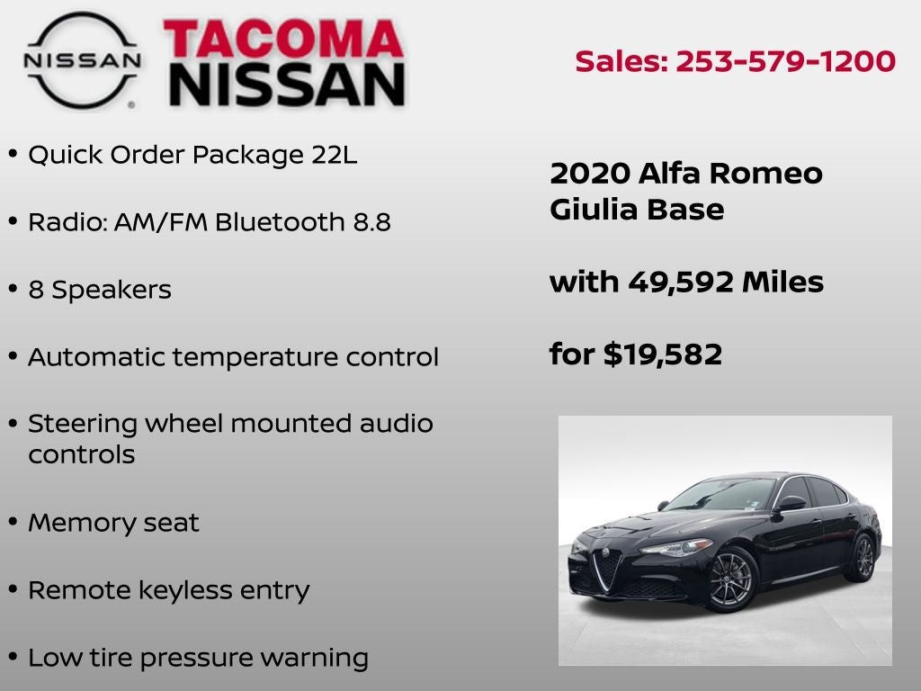 2020 Alfa Romeo Giulia Base