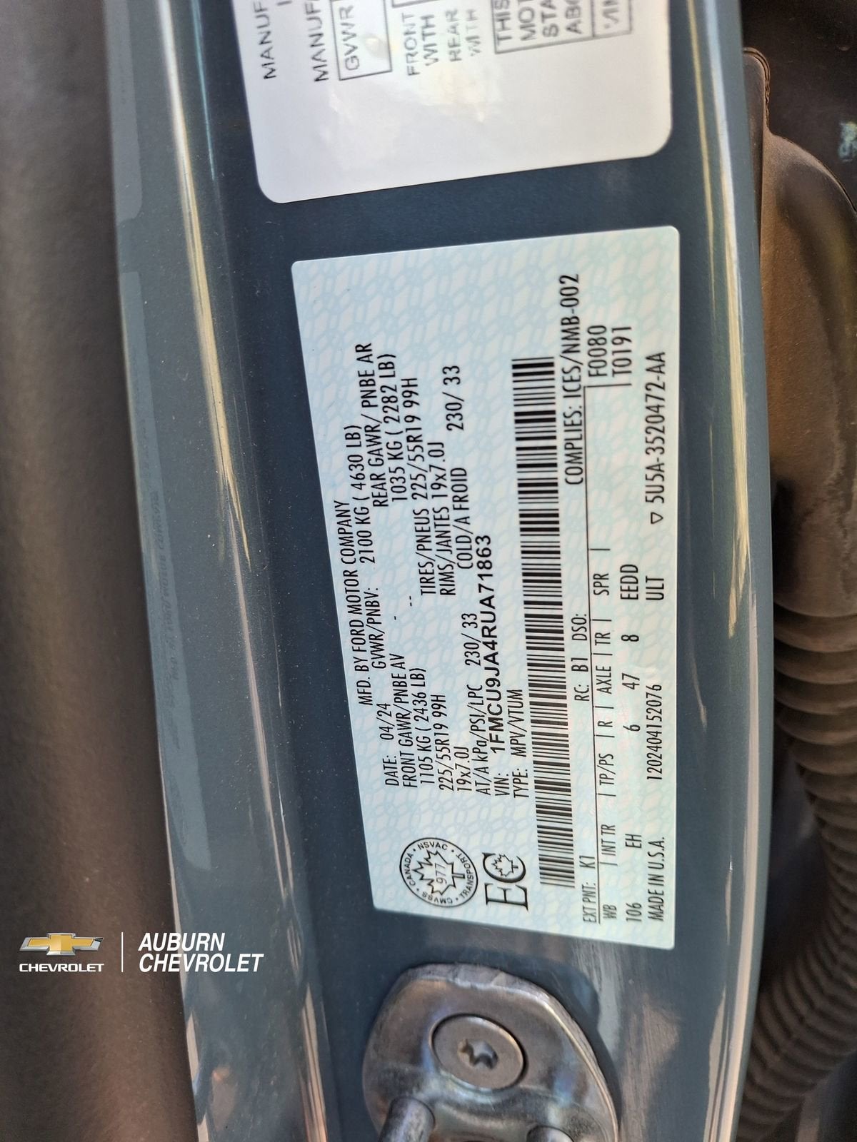 2024 Ford Escape Platinum