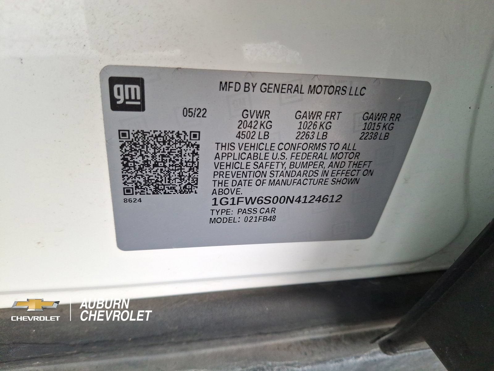 2022 Chevrolet Bolt EV 1LT